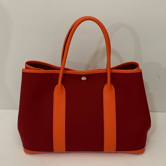 Hermes Purse/Tote Garden Party Bag - Rare Size 36 - Picture 11 of 14